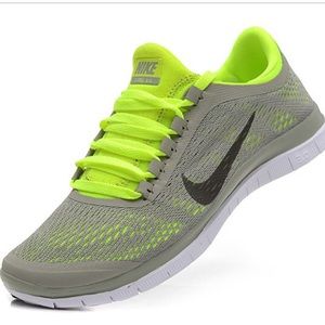 Nike Free 3.0 Grey/Neon/Black